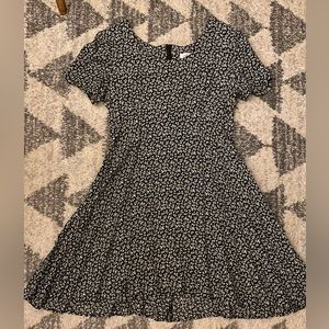 Floral Skater Dress Petite Sophisticate Vintage Size 12